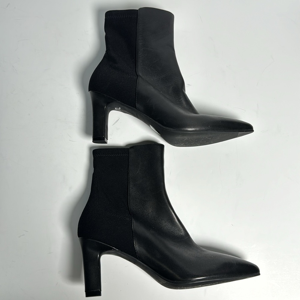 Stuart Weitzman Lauri Point-Toe Booties In Black … - image 7